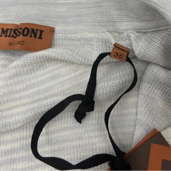 Missoni Sweater Wool Long Sleeve Polo Pullover Sweater SZ 36 XS - Picture 10 of 13